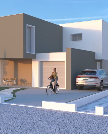 Trifamiliare, Bellaria, via Bixio