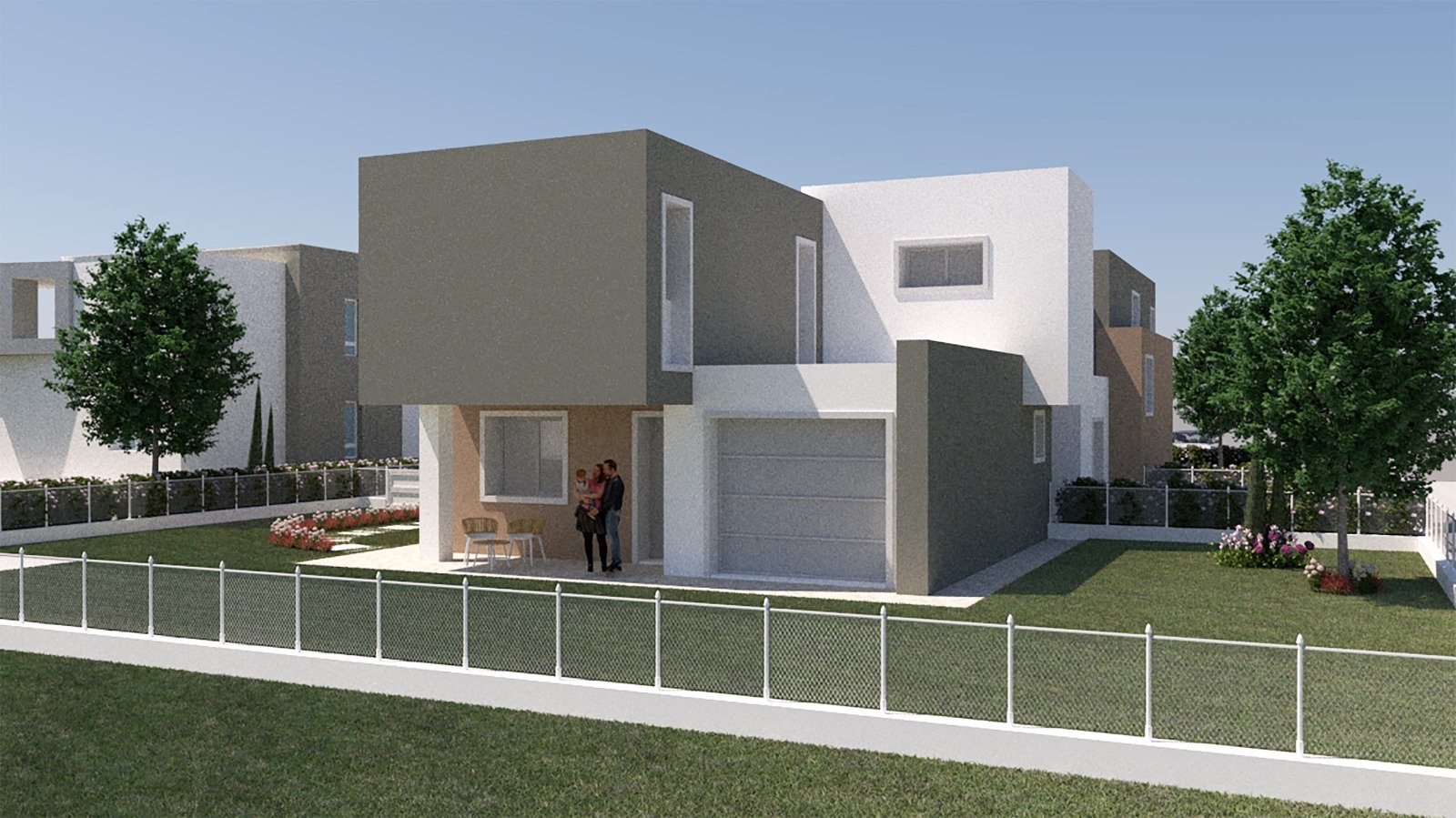 Trifamiliare, Bellaria, via Bixio