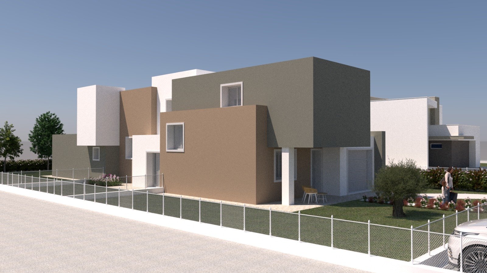 Trifamiliare, Bellaria, via Bixio