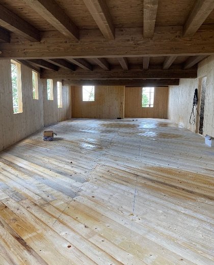 Ricostruzione in legno, Loc. Antiata di Monterone, Setino (AR)