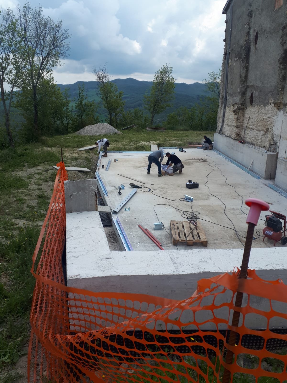 Ricostruzione in legno, Loc. Antiata di Monterone, Setino (AR)