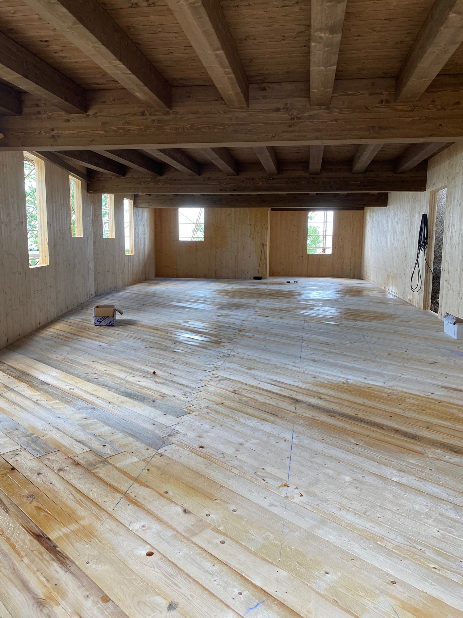 Ricostruzione in legno, Loc. Antiata di Monterone, Setino (AR)