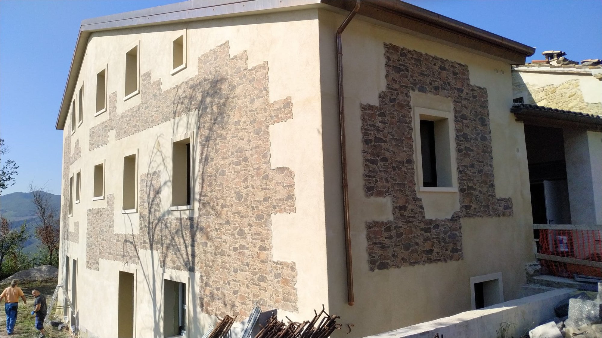 Ricostruzione in legno, Loc. Antiata di Monterone, Setino (AR)