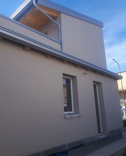 Ricostruzione in legno, Fiumicino, Savignano sul Rubicone